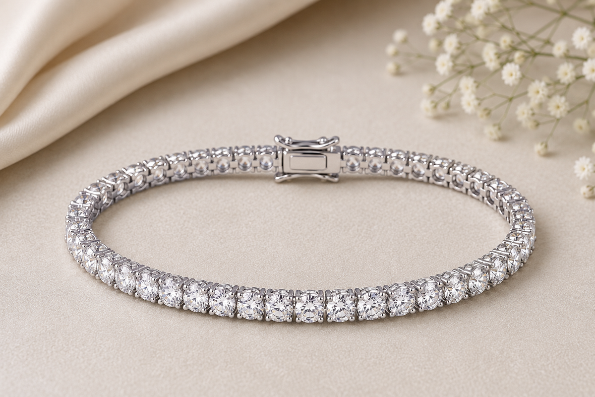 Lab-Grown Tennis Bracelets