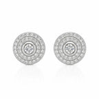 1 Carat Vintage Halo Studs by AZ Essentials