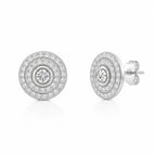 1 Carat Vintage Halo Studs by AZ Essentials
