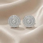 1 Carat Vintage Halo Studs by AZ Essentials