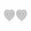 1 Carat Vintage Heart Studs by AZ Essentials