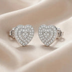 1 Carat Vintage Heart Studs by AZ Essentials