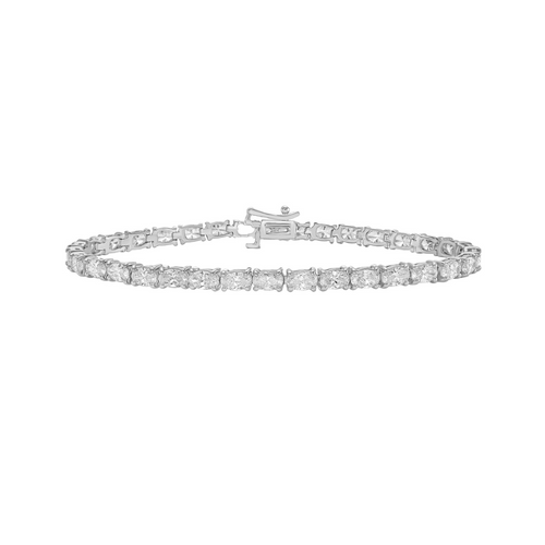 Lab Grown East-West Oval Diamond Bracelet