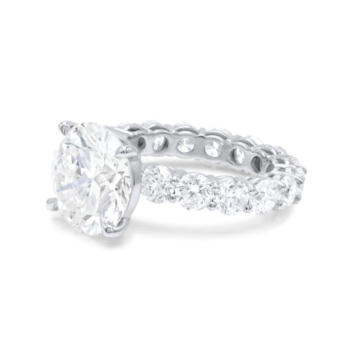11.23ct Round Diamond Engagement Ring