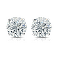 11.36cts Round Diamond Stud Earrings