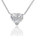 3.02ct Heart Shaped Diamond Pendant