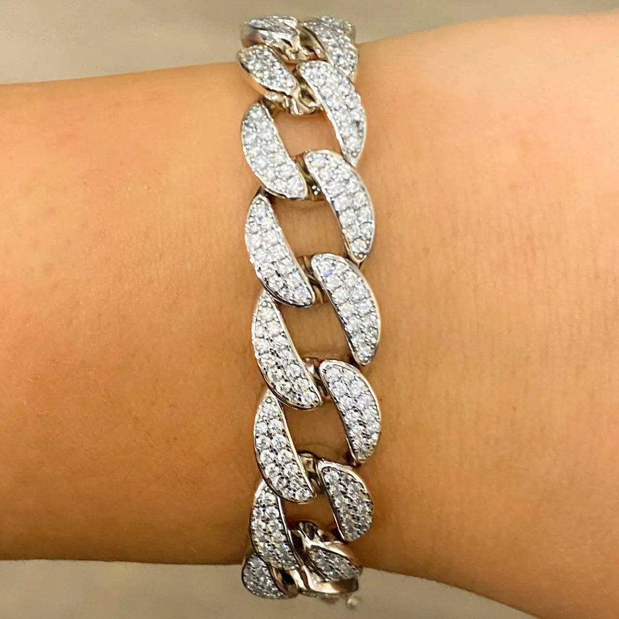 12mm Super Cuban Link Bracelet