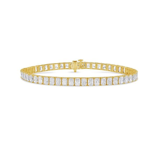 Lab Grown Radiant Cut Diamond Tennis Bracelet
