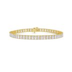Lab Grown Radiant Cut Diamond Tennis Bracelet