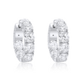 9.05cts Inside-Out Diamond Hoops