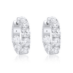 9.05cts Inside-Out Diamond Hoops