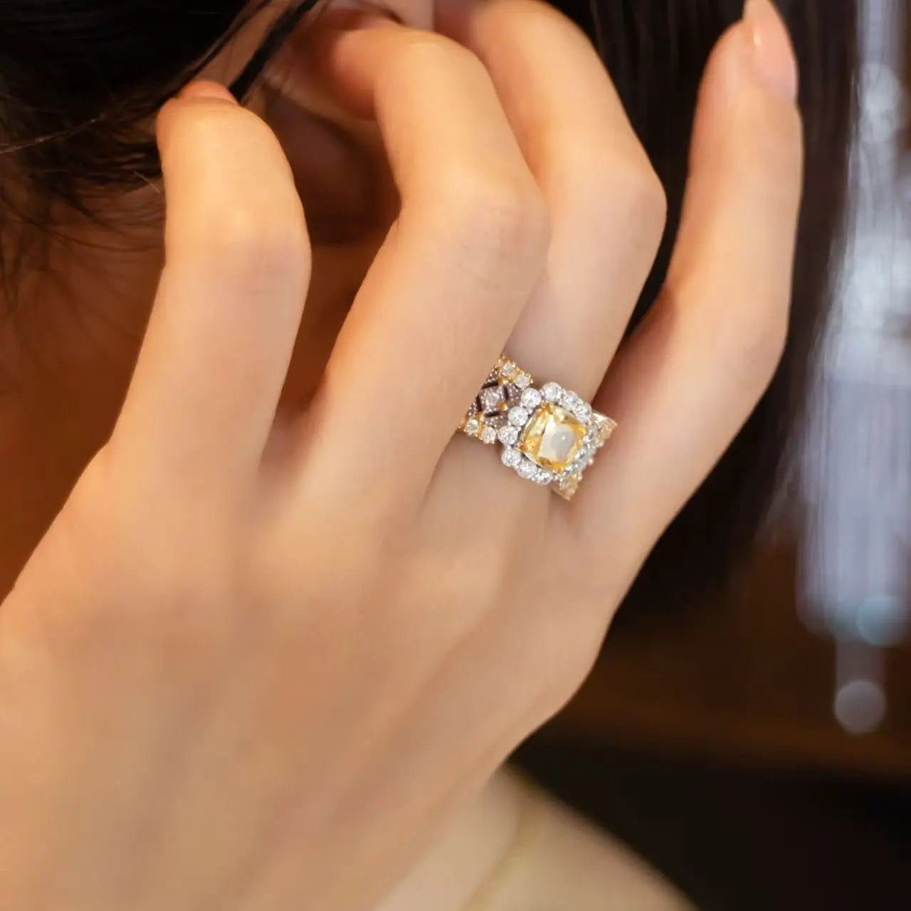 Vintage Luna Ring