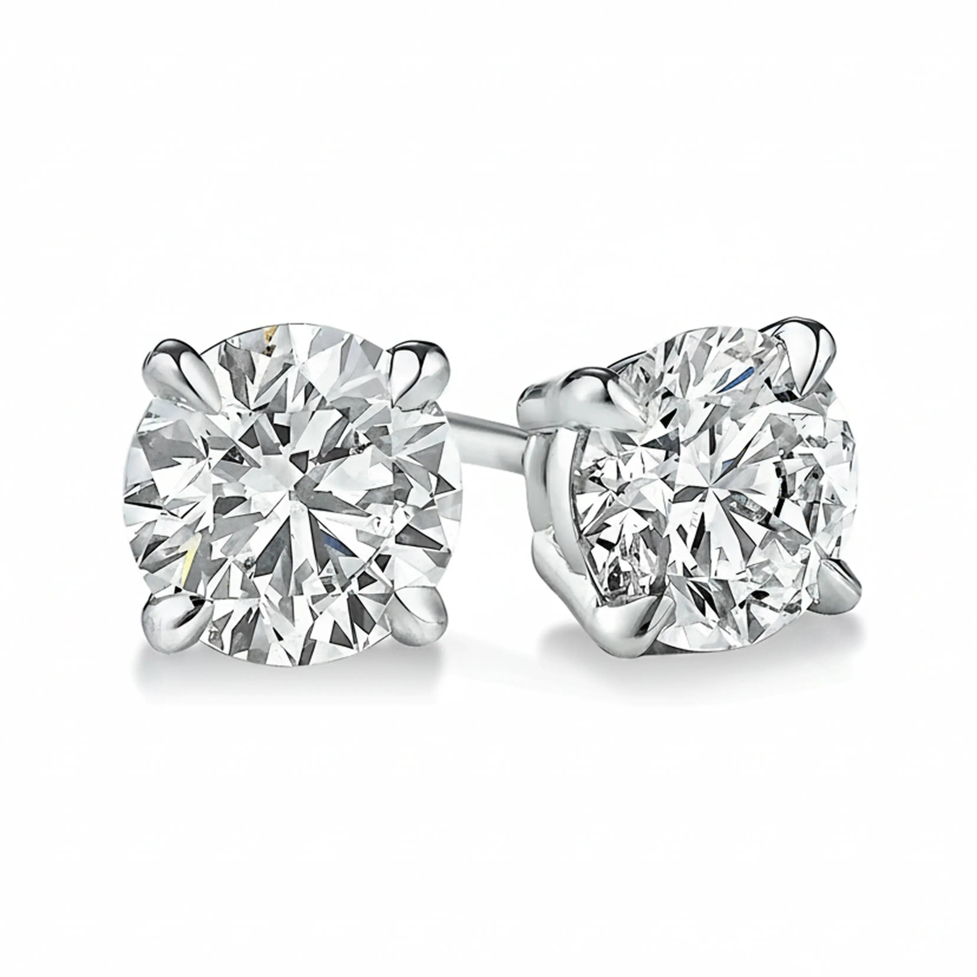 2 Carat Classic Studs by AZ Essentials