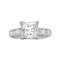 2.39ct Princess Cut Diamond Engagement Ring