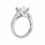 2.39ct Princess Cut Diamond Engagement Ring
