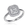 Double Halo Cluster Ring by AZ Essentials
