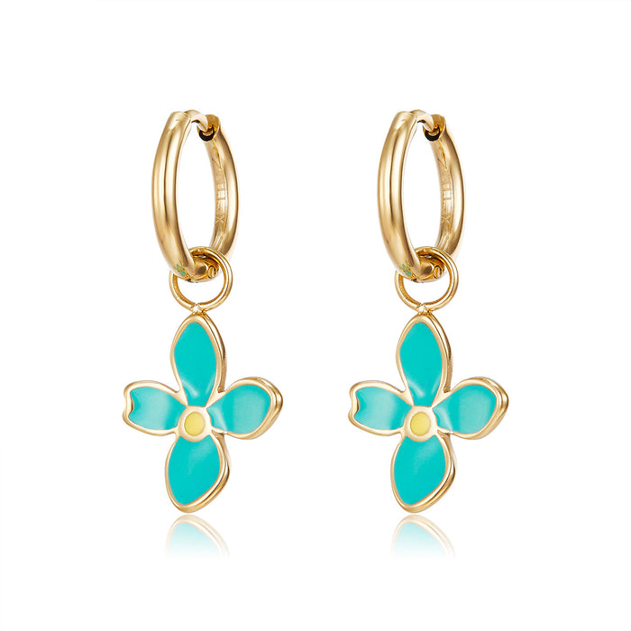 Flower Drop Earrings by AZ Essentials