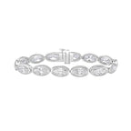 Lab-Grown Oval Diamond Bezel Bracelet