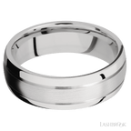 14K White Gold 7mm Satin/Polish Wedding Band