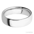 7 mm wide Ultra Comfort (our most comfortable profile) 14K White Gold band.