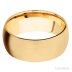 9 mm wide Domed 14K Yellow Gold band.