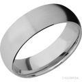 7 mm wide Domed Titanium band.