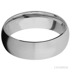 7 mm wide Domed Titanium band.