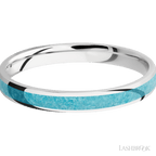 Cobalt 3mm Polish Wedding Band