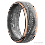 14K Rose Gold 8mm Wedding Band
