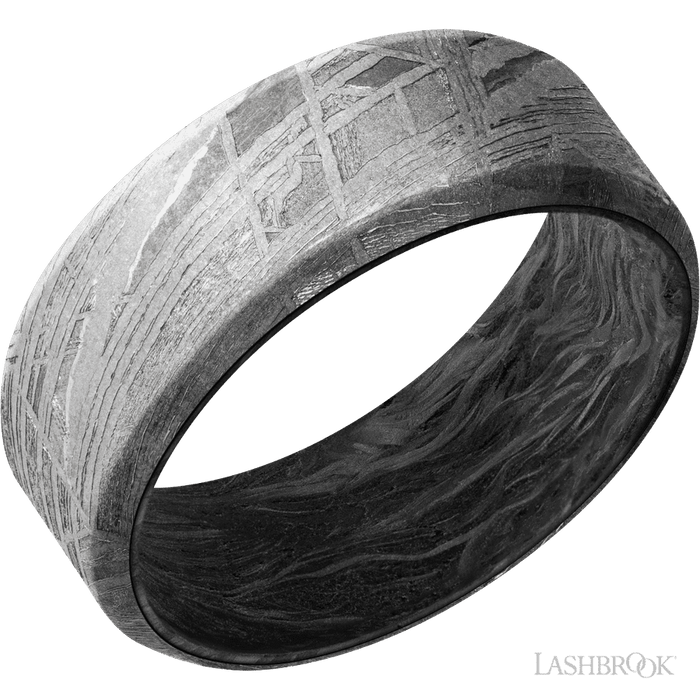 Meteorite 8mm Wedding Band