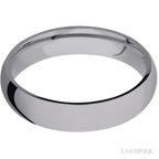 5 mm wide Domed Tantalum band.