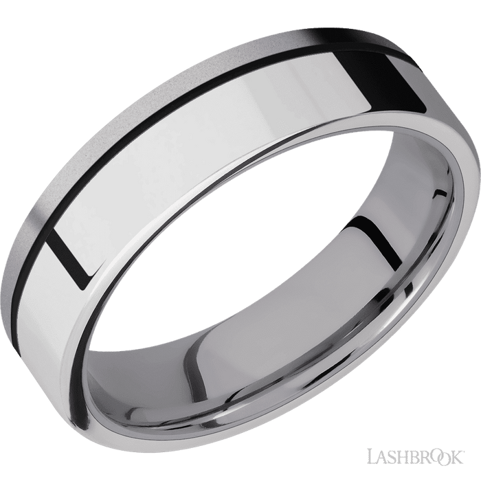 Tantalum 6mm Bead Wedding Band