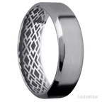 7 mm wide High Bevel Tantalum band.