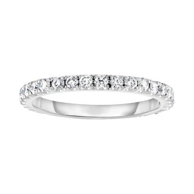 1.31ct Lab-Grown Round Diamond Eternity Band, Platinum