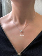 Lab-Grown Heart Shape Diamond Pendant, 14k Gold
