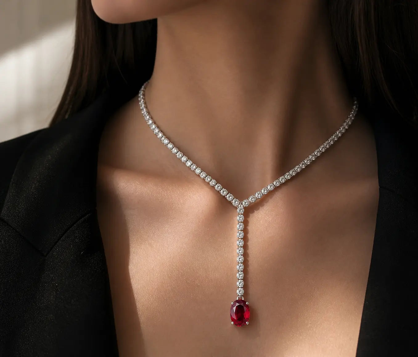 30 Carat Lariat with Ruby