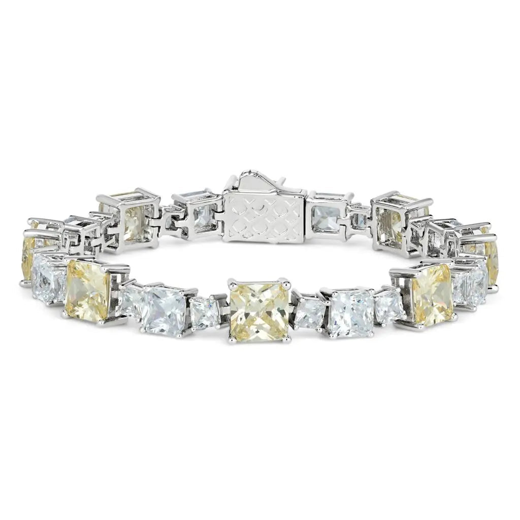 30 Carat Princess Tennis Bracelet