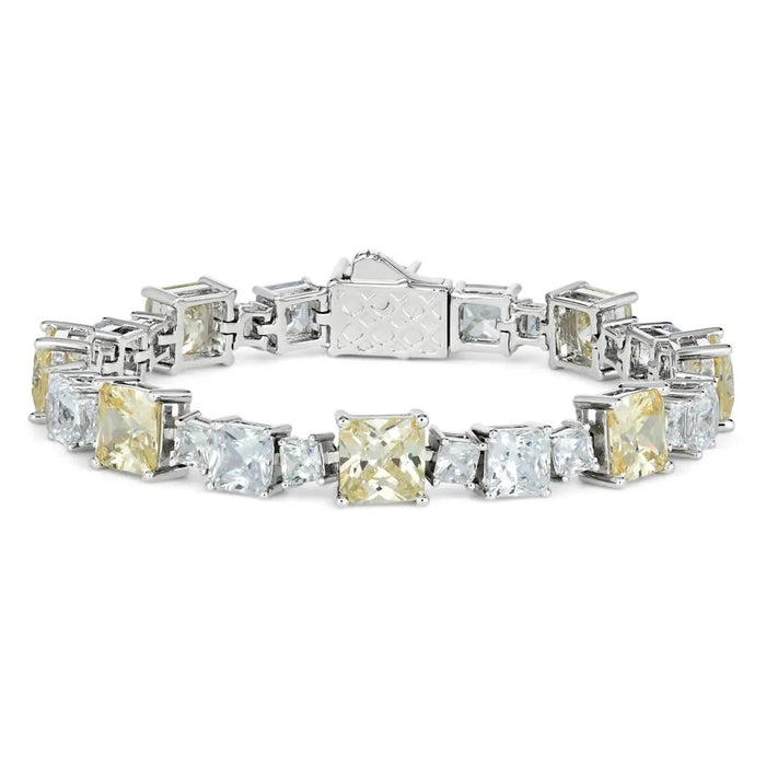 30 Carat Princess Tennis Bracelet