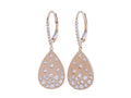 Diamond Earrings - 14 KT Yellow Gold
