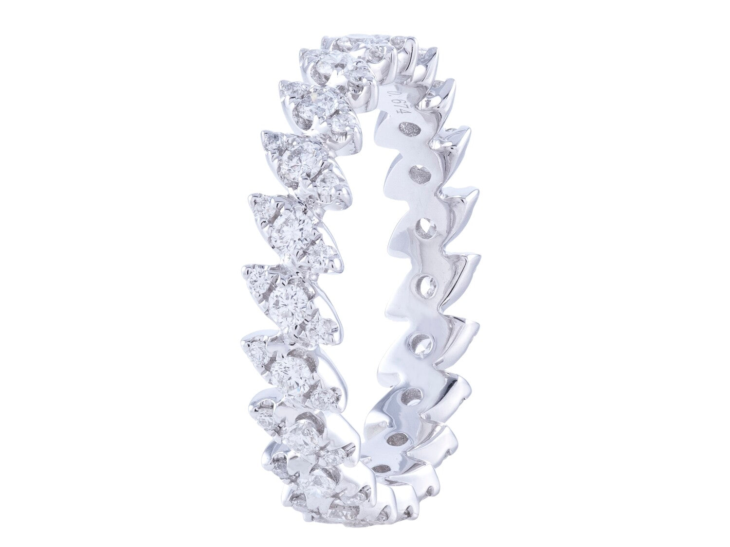 Eternity Diamond Band - 14 KT White Gold
