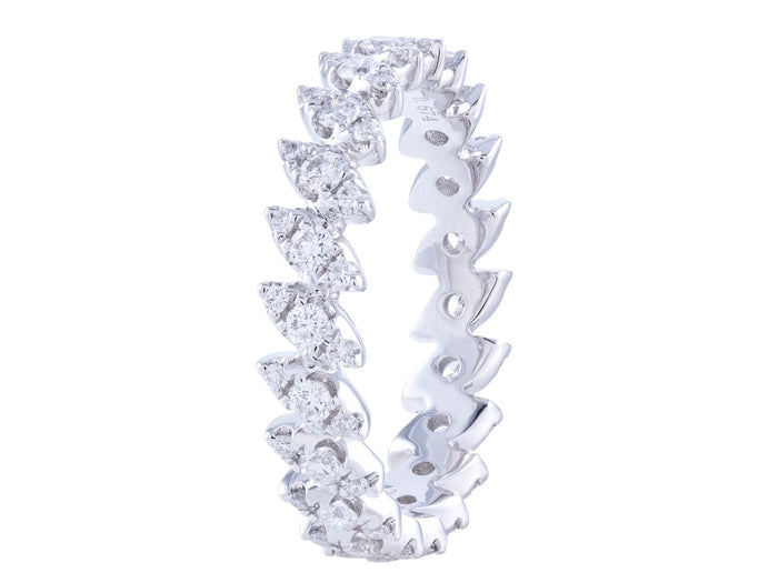 Eternity Diamond Band - 14 KT White Gold
