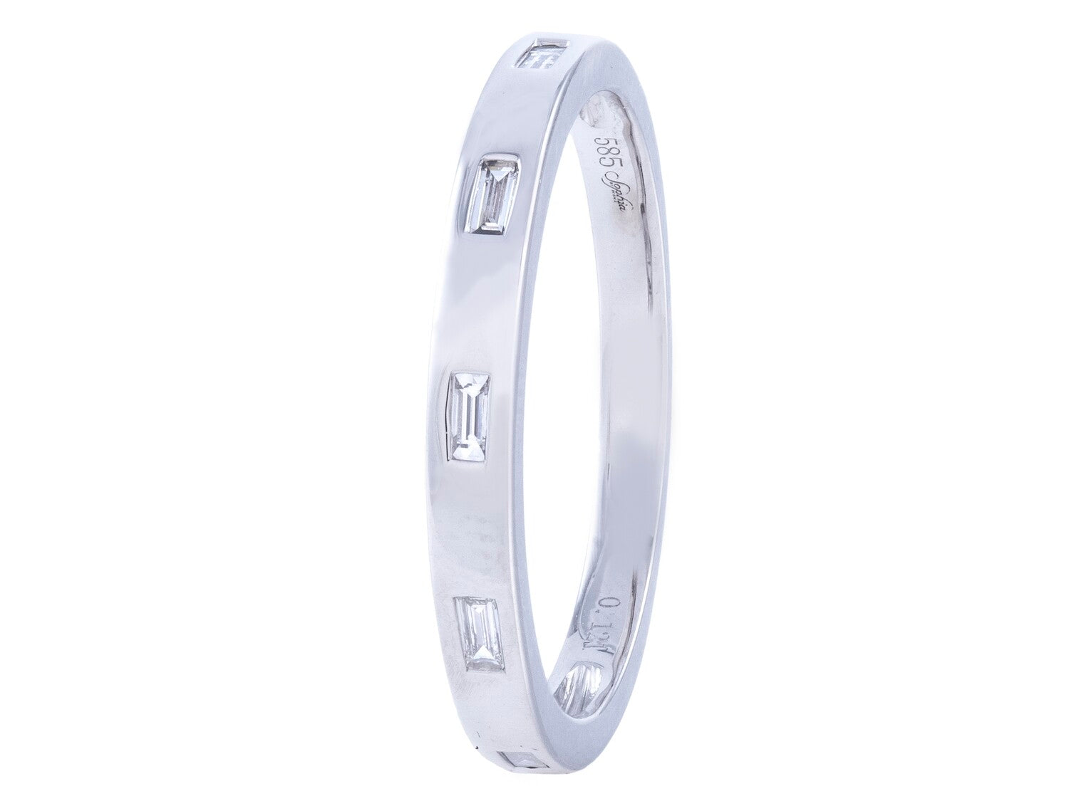Diamond Ring - 14 KT White Gold