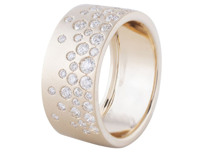 Diamond Ring - 14 KT Yellow Gold