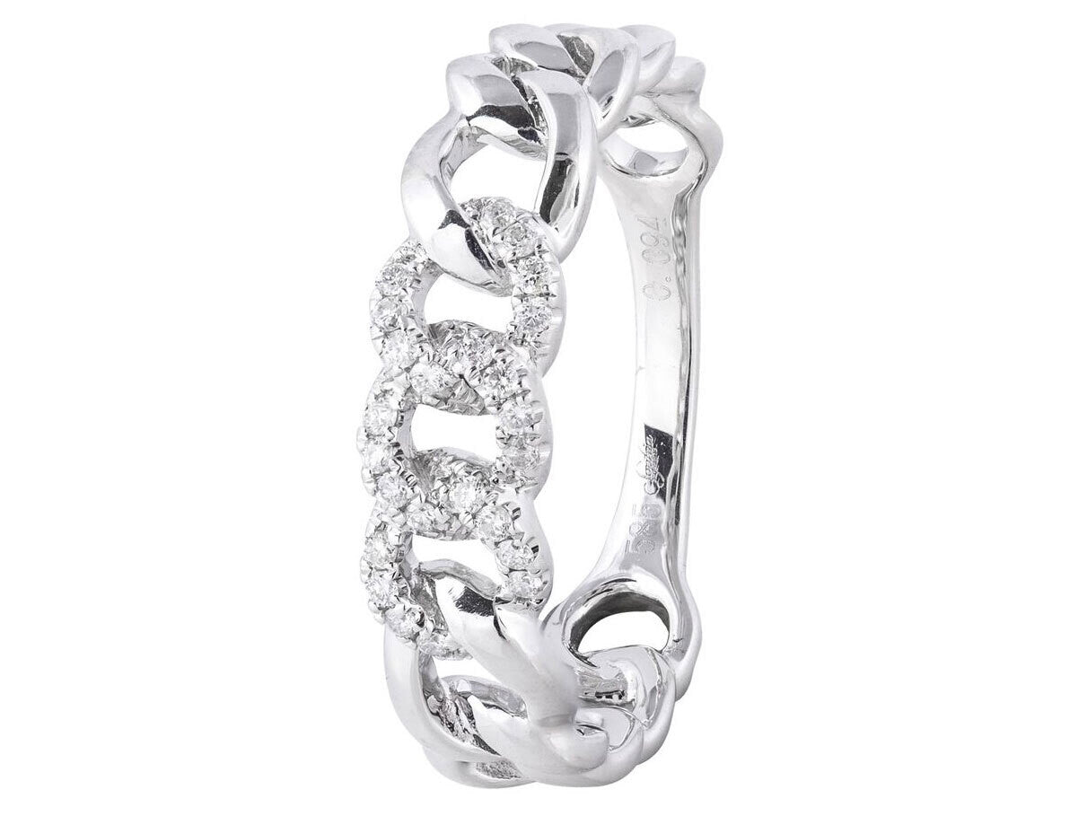 Diamond Ring - 14 KT White Gold