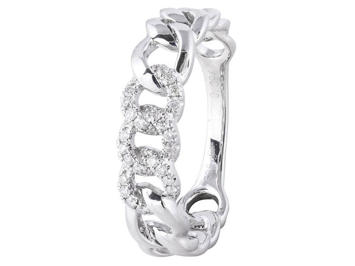 Diamond Ring - 14 KT White Gold