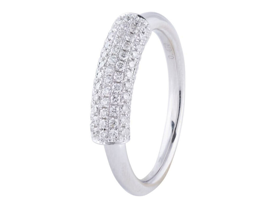 Diamond Ring - 14 KT White Gold