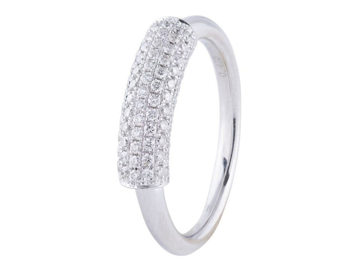 Diamond Ring - 14 KT White Gold
