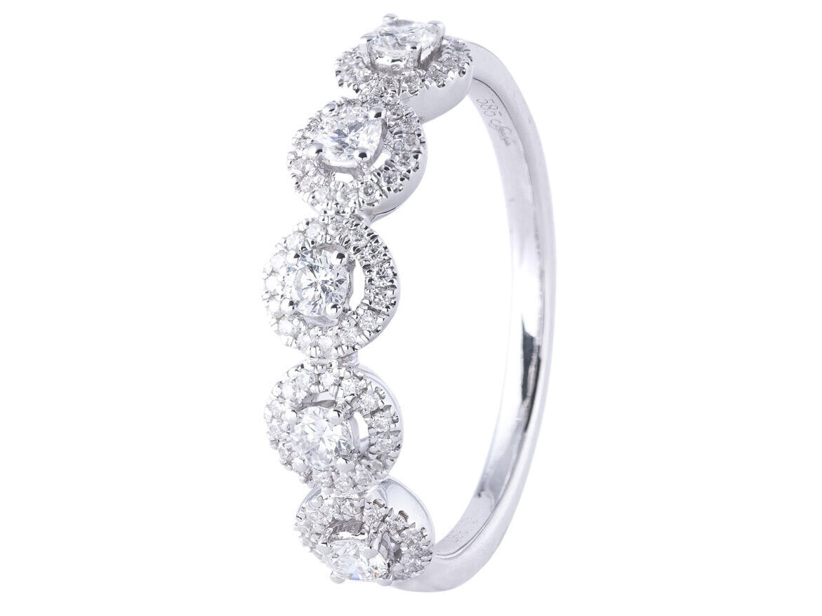 Diamond Ring - 14 KT White Gold