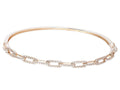 Diamond Bangle - 14 KT Yellow Gold