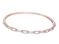 Diamond Bangle - 14 KT Rose Gold
